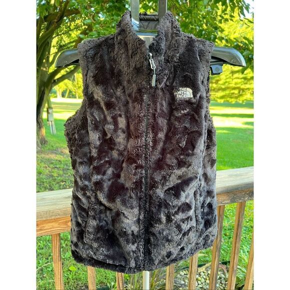 The North Face Reversible Vest Faux Fur Puffer - Picture 3 of 3